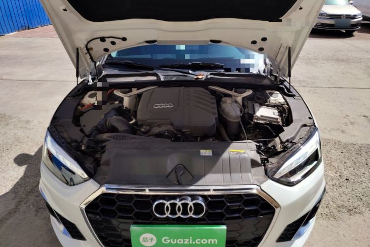 Used Audi A5 2021 Coupe 40 TFSI Fashionable and Dynamic Model Engine Bay
