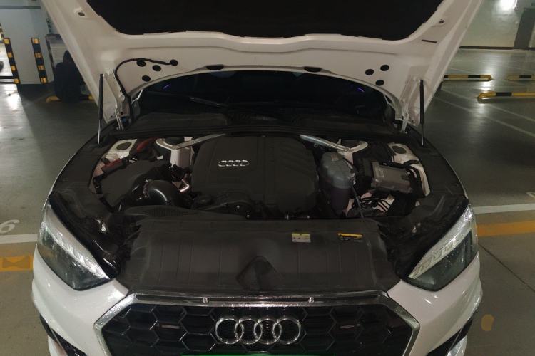 Used Audi A5 2021 Coupe 40 TFSI Fashionable and Dynamic Model Engine Bay