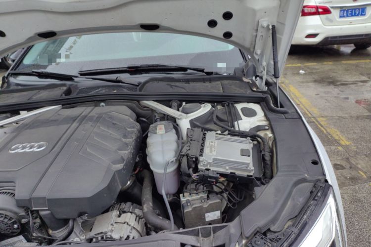 Used Audi A5 2021 Coupe 40 TFSI Fashionable and Dynamic Model Engine Bay Left