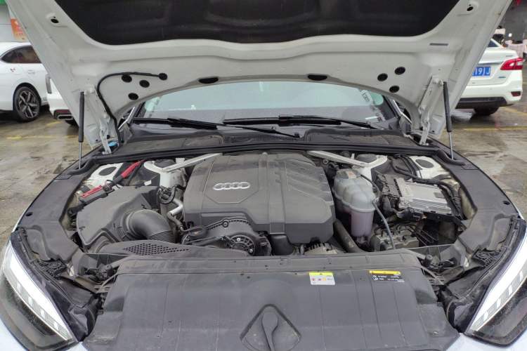 Used Audi A5 2021 Coupe 40 TFSI Fashionable and Dynamic Model Engine Bay