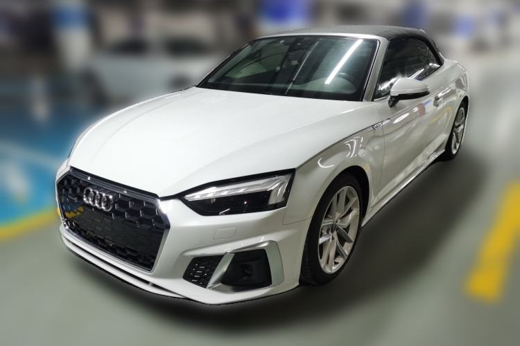 Used Audi A5 2021 Cabriolet 40 TFSI Fashionable and Dynamic Model Front Left 45 Deg