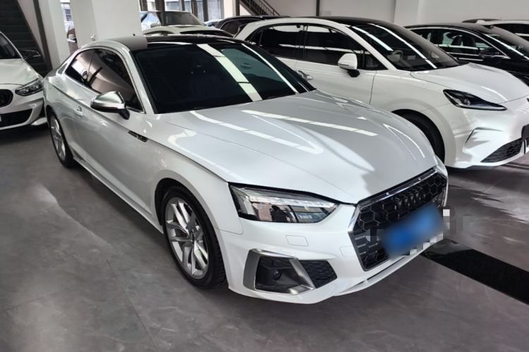 Used Audi A5 2021 Coupe 40 TFSI Fashionable and Dynamic Model Front Right 45 Deg