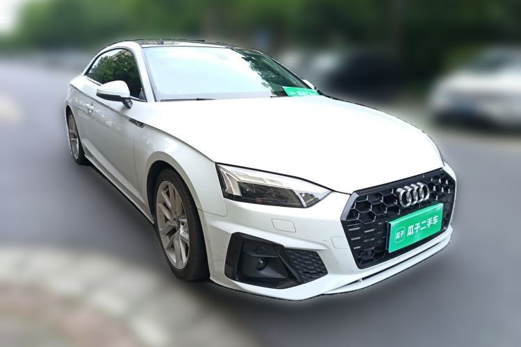 Used Audi A5 2021 Coupe 40 TFSI Fashionable and Dynamic Model Front Right 45 Deg