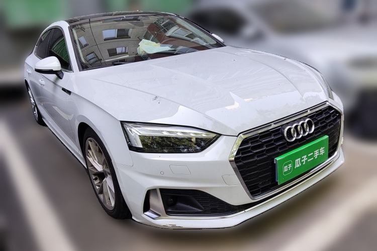 Used Audi A5 2021 Sportback 40 TFSI Fashionable and Dynamic Model Front Right 45 Deg