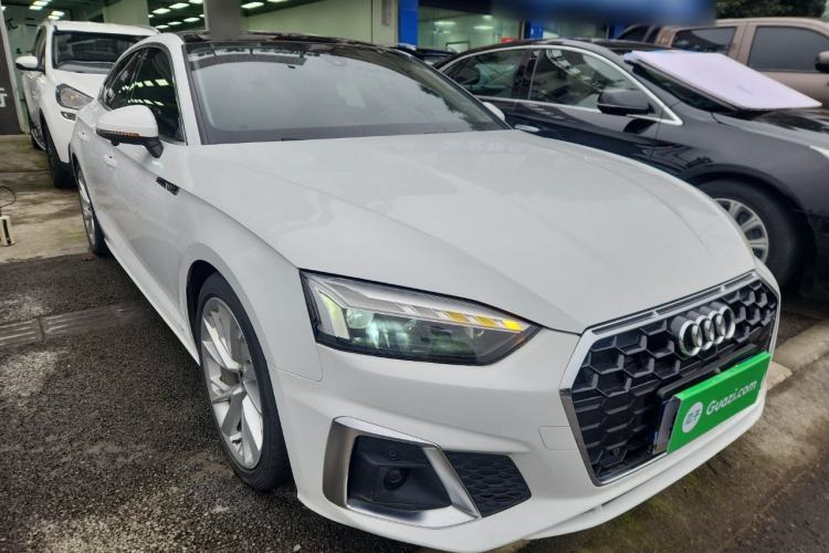 Used Audi A5 2021 Sportback 40 TFSI Stylish and Elegant Model Front Right 45 Deg