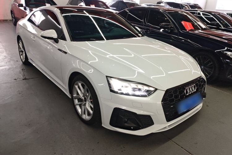 Used Audi A5 2021 Coupe 40 TFSI Fashionable and Dynamic Model Front Right 45 Deg