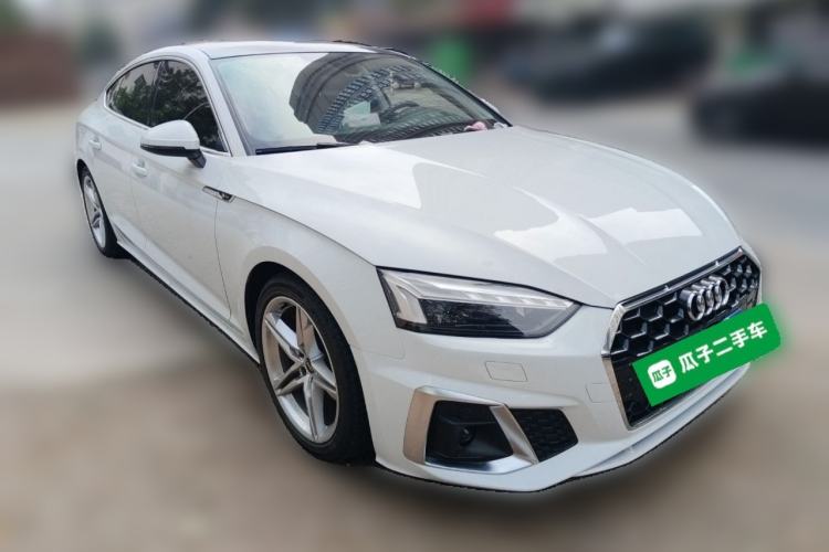 Used Audi A5 2021 Sportback 40 TFSI Fashionable and Dynamic Model Front Right 45 Deg