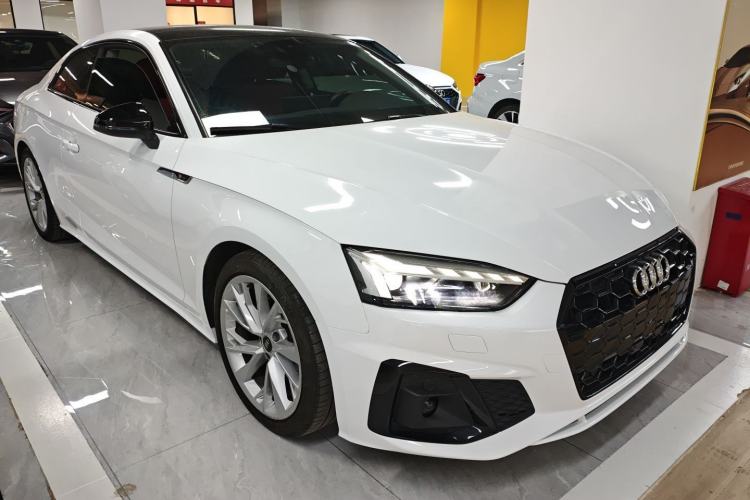 Used Audi A5 2021 Coupe 40 TFSI Fashionable and Dynamic Model Front Right 45 Deg