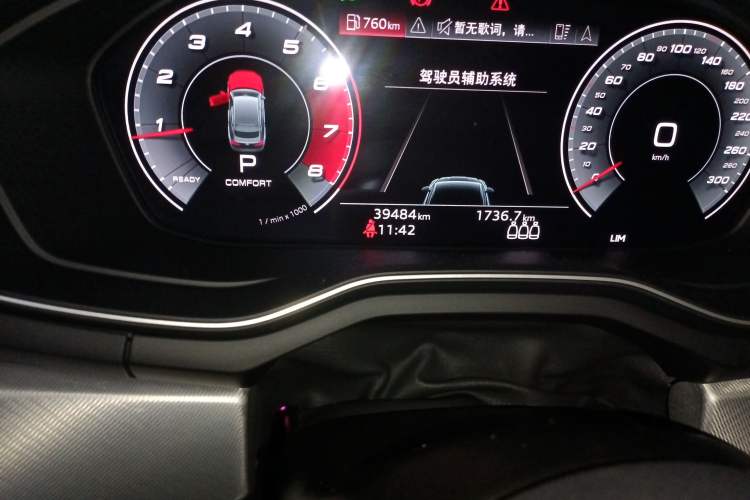 Used Audi A5 2021 Sportback 40 TFSI Stylish and Elegant Model Odometer Close Up