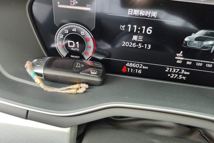 Used Audi A5 2021 Sportback 40 TFSI Stylish and Elegant Model Odometer Close Up