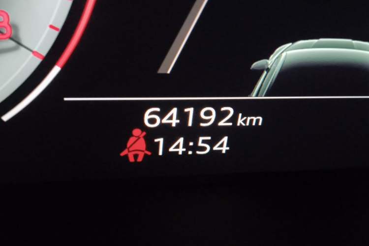 Used Audi A5 2021 Sportback 40 TFSI Stylish and Elegant Model Odometer Close Up