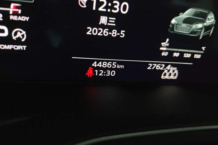 Used Audi A5 2021 Sportback 40 TFSI quattro Luxury Prestige Edition Odometer Close Up