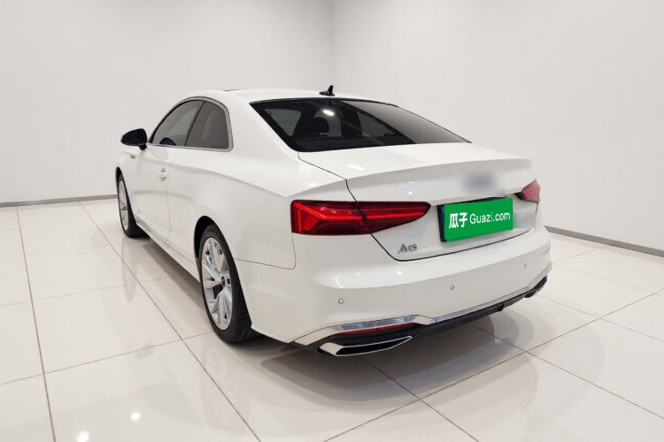 Used Audi A5 2021 Coupe 40 TFSI Fashionable and Dynamic Model Rear Left 45 Deg
