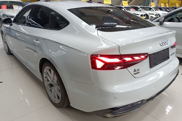 Used Audi A5 2021 Sportback 40 TFSI Fashionable and Dynamic Model Rear Left 45 Deg