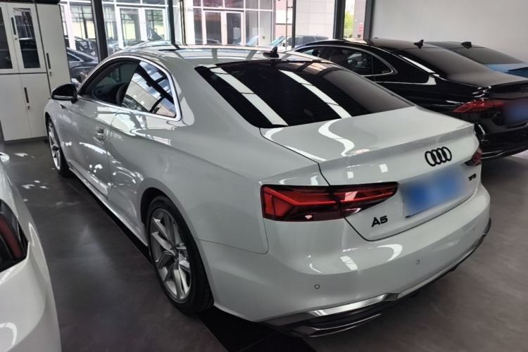 Used Audi A5 2021 Coupe 40 TFSI Fashionable and Dynamic Model Rear Left 45 Deg
