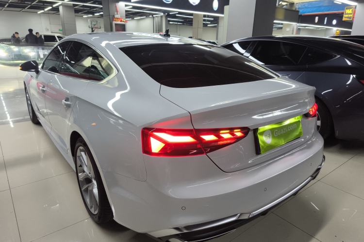 Used Audi A5 2021 Sportback 40 TFSI Fashionable and Dynamic Model Rear Left 45 Deg