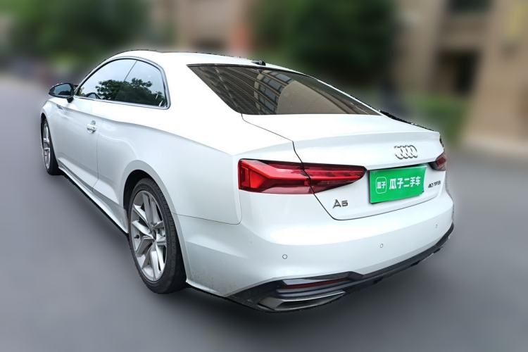 Used Audi A5 2021 Coupe 40 TFSI Fashionable and Dynamic Model Rear Left 45 Deg
