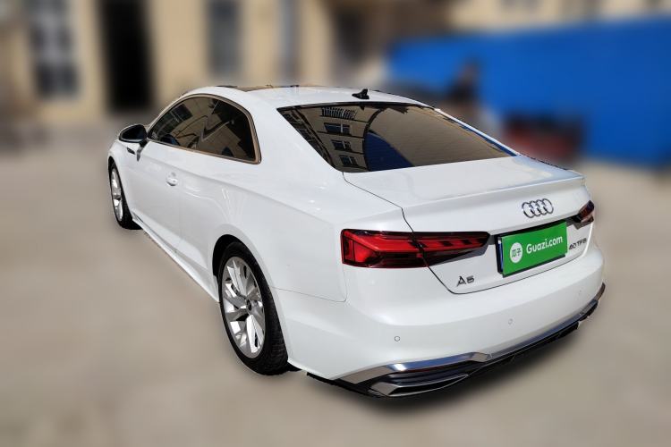 Used Audi A5 2021 Coupe 40 TFSI Fashionable and Dynamic Model Rear Left 45 Deg