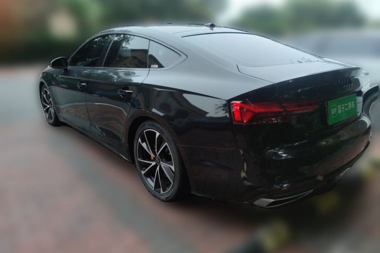 Used Audi A5 2021 Sportback 40 TFSI Fashionable and Dynamic Model Rear Left 45 Deg