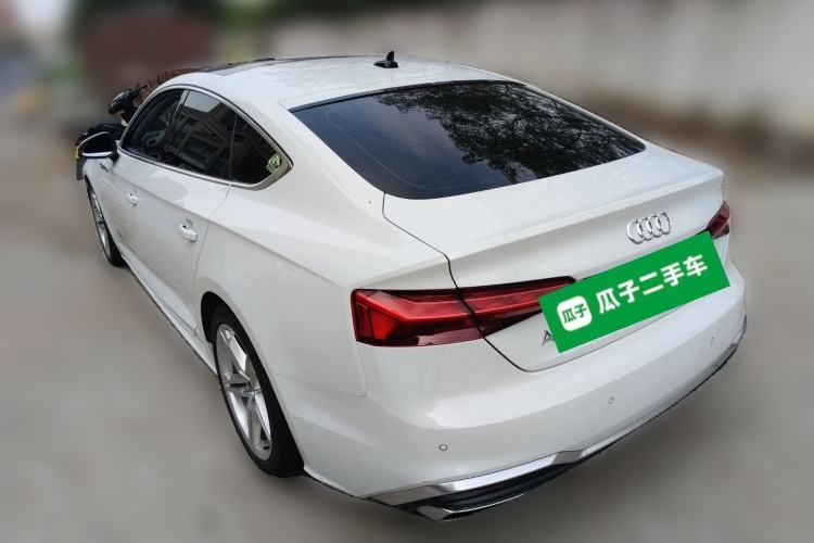 Used Audi A5 2021 Sportback 40 TFSI Fashionable and Dynamic Model Rear Left 45 Deg