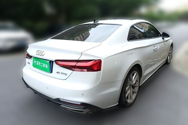 Used Audi A5 2021 Coupe 40 TFSI Fashionable and Dynamic Model Rear Right 45 Deg