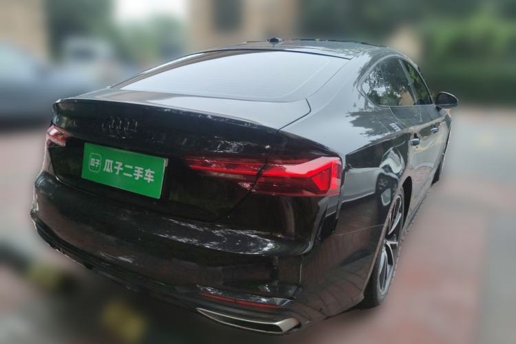 Used Audi A5 2021 Sportback 40 TFSI Fashionable and Dynamic Model Rear Right 45 Deg