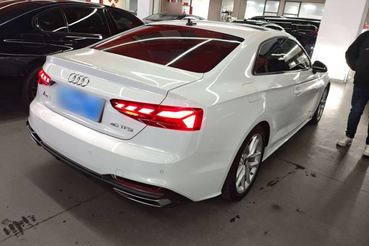 Used Audi A5 2021 Coupe 40 TFSI Fashionable and Dynamic Model Rear Right 45 Deg