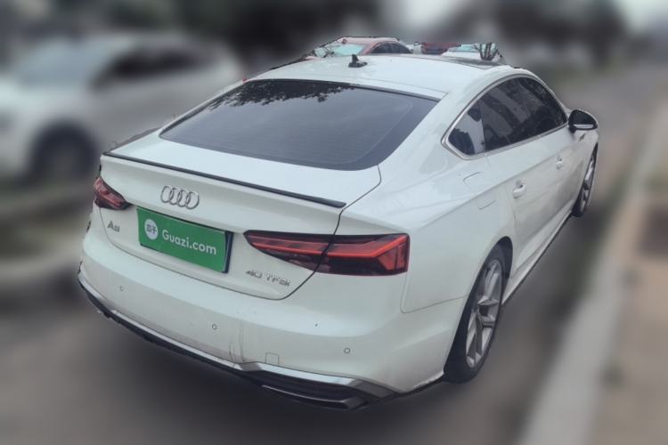 Used Audi A5 2021 Coupe 40 TFSI Fashionable and Dynamic Model Rear Right 45 Deg
