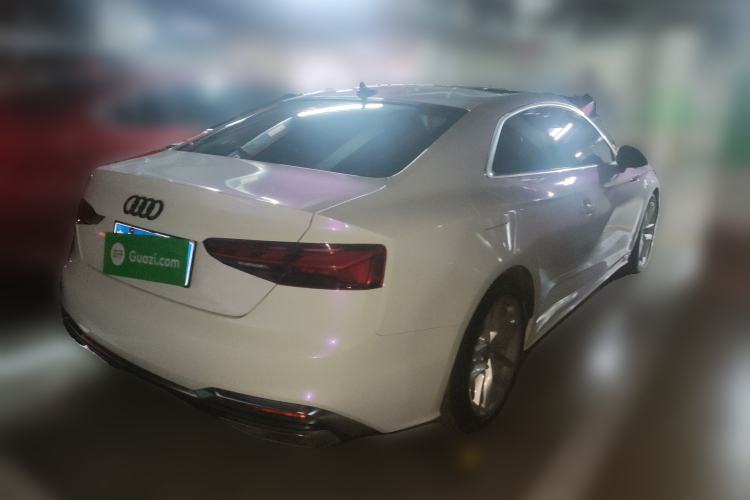 Used Audi A5 2021 Coupe 40 TFSI Fashionable and Dynamic Model Rear Right 45 Deg