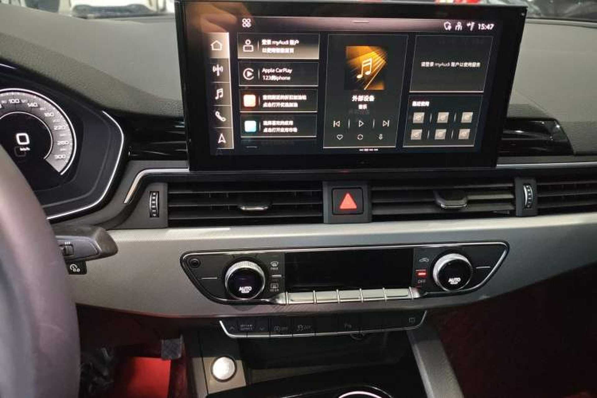 Used Audi A5 2022 Sportback 40 TFSI Fashionable and Dynamic Model Audio And AC Panel
