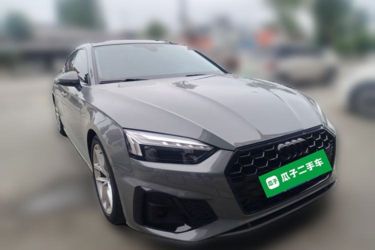 Used Audi A5 2022 Sportback 40 TFSI Fashionable and Dynamic Model Front Right 45 Deg