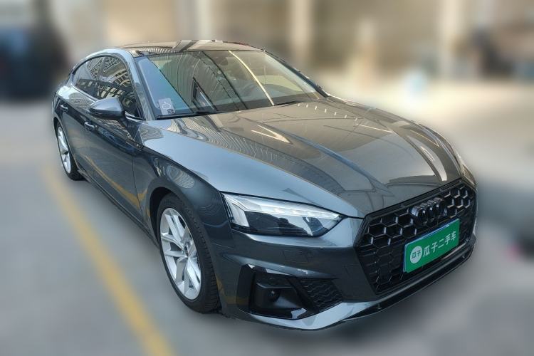 Used Audi A5 2022 Sportback 40 TFSI Fashionable and Dynamic Model Front Right 45 Deg