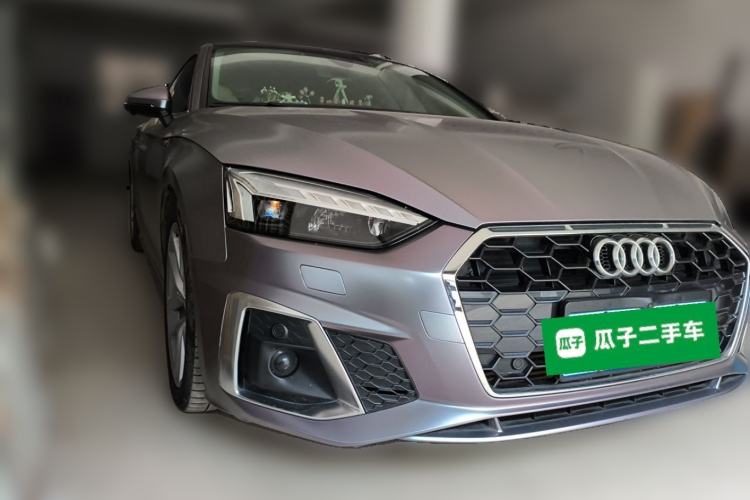 Used Audi A5 2022 Sportback 40 TFSI Fashionable and Dynamic Model Front Right 45 Deg
