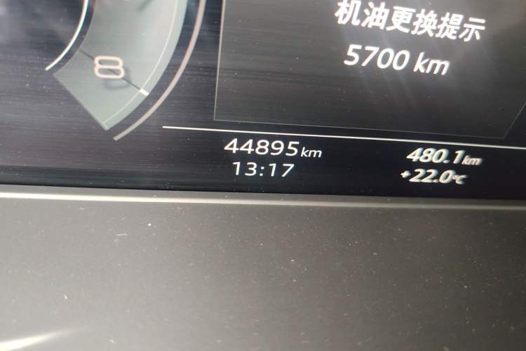 Used Audi A5 2022 Sportback 40 TFSI Fashionable and Dynamic Model Odometer Close Up