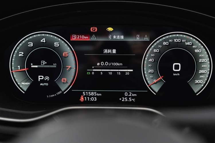 Used Audi A5 2022 Sportback 40 TFSI Fashionable and Dynamic Model Odometer Close Up