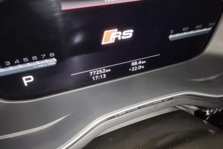 Used Audi A5 2022 Sportback 40 TFSI Stylish and Elegant Model Odometer Close Up