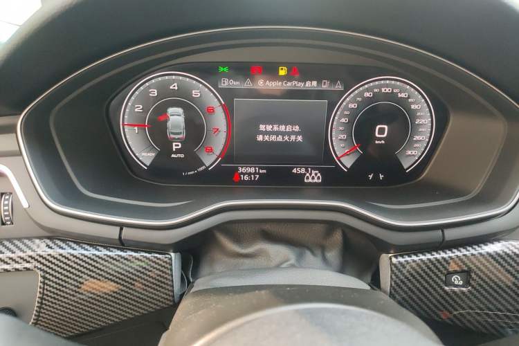 Used Audi A5 2022 Sportback 40 TFSI Fashionable and Dynamic Model Odometer Close Up