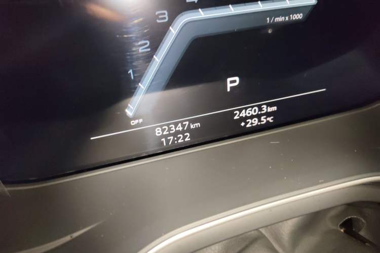 Used Audi A5 2022 Sportback 45 TFSI quattro Prestige Dynamic Edition Odometer Close Up