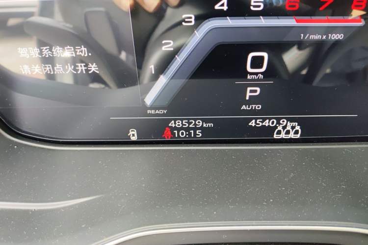 Used Audi A5 2022 Sportback 40 TFSI quattro Luxury Dynamic Model Odometer Close Up