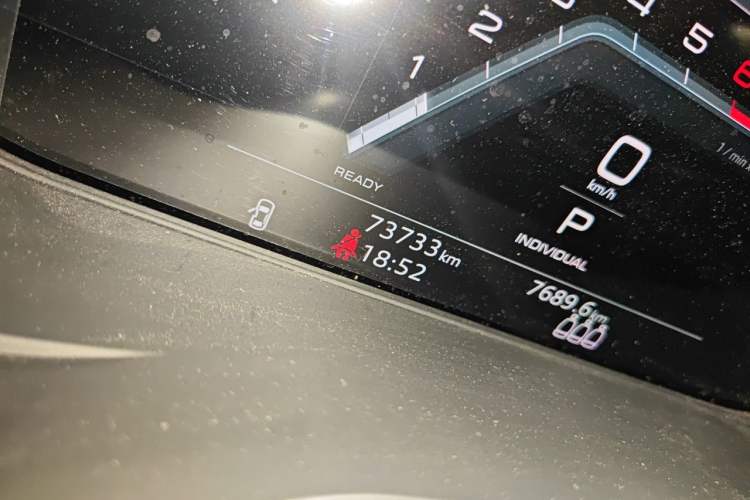 Used Audi A5 2022 Sportback 40 TFSI Stylish and Elegant Model Odometer Close Up