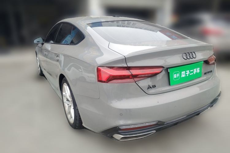 Used Audi A5 2022 Sportback 40 TFSI Fashionable and Dynamic Model Rear Left 45 Deg