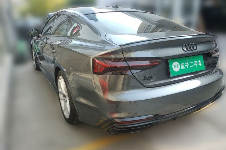 Used Audi A5 2022 Sportback 40 TFSI Fashionable and Dynamic Model Rear Left 45 Deg