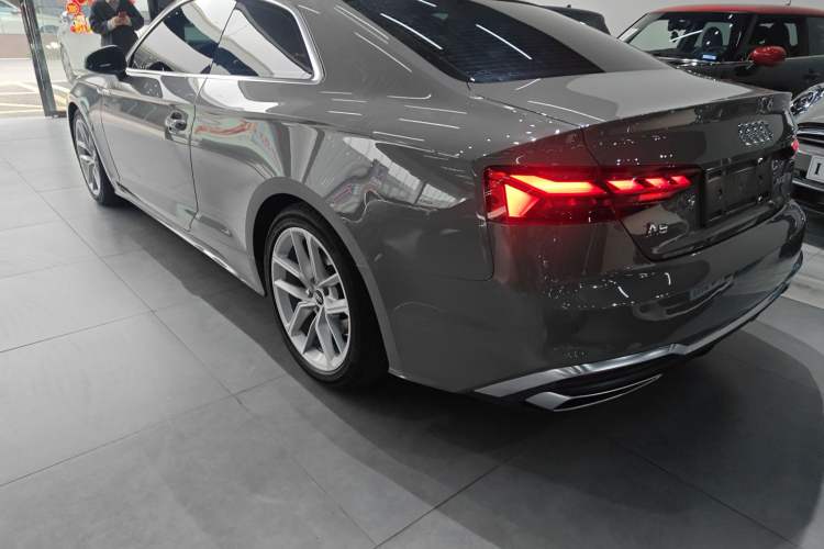 Used Audi A5 2022 Coupe 40 TFSI Fashion Dynamic Model Rear Left 45 Deg