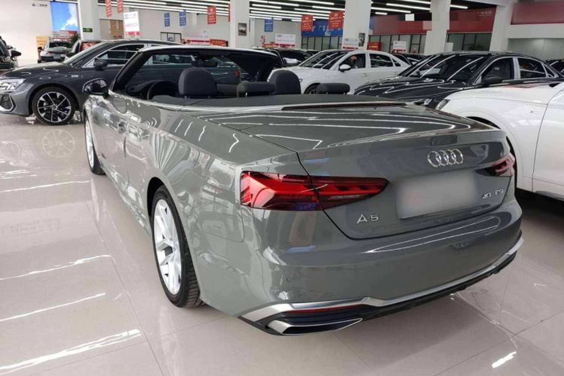 Used Audi A5 2022 Cabriolet 40 TFSI Fashion Dynamic Model Rear Left 45 Deg