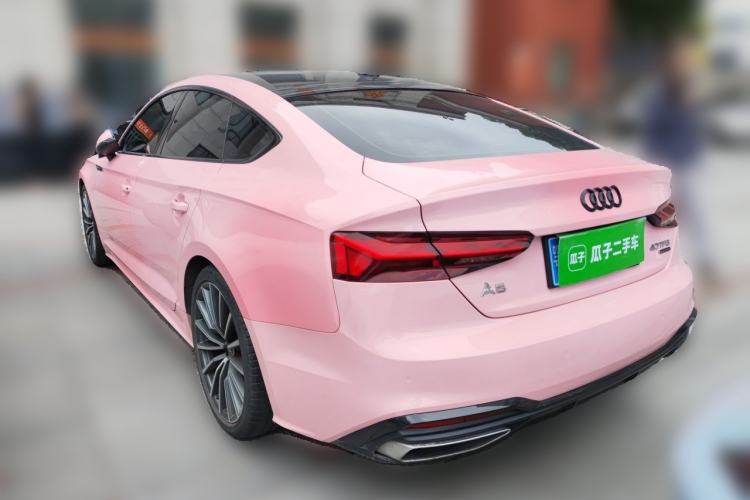 Used Audi A5 2022 Sportback 40 TFSI quattro Luxury Dynamic Model Rear Left 45 Deg