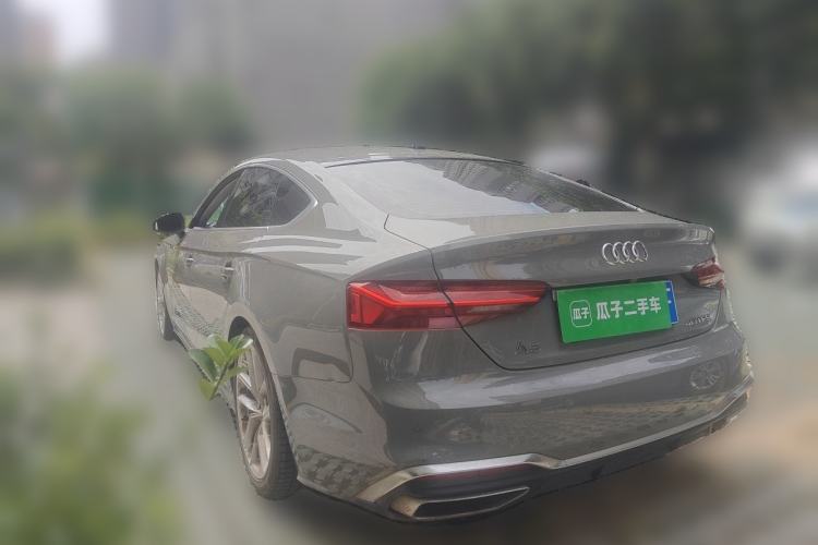 Used Audi A5 2022 Sportback 40 TFSI Fashionable and Dynamic Model Rear Left 45 Deg