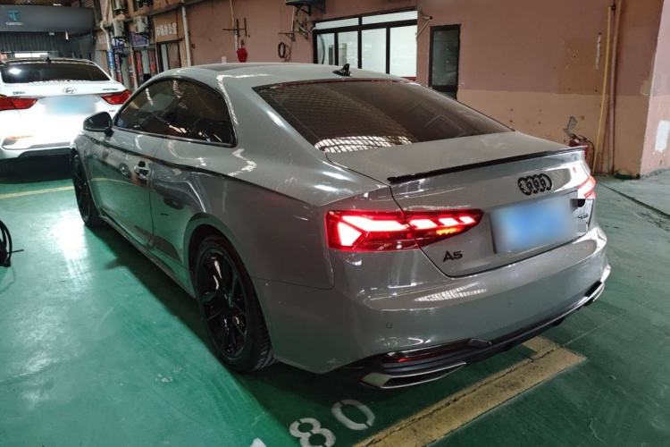 Used Audi A5 2022 Coupe 40 TFSI Fashion Dynamic Model Rear Left 45 Deg