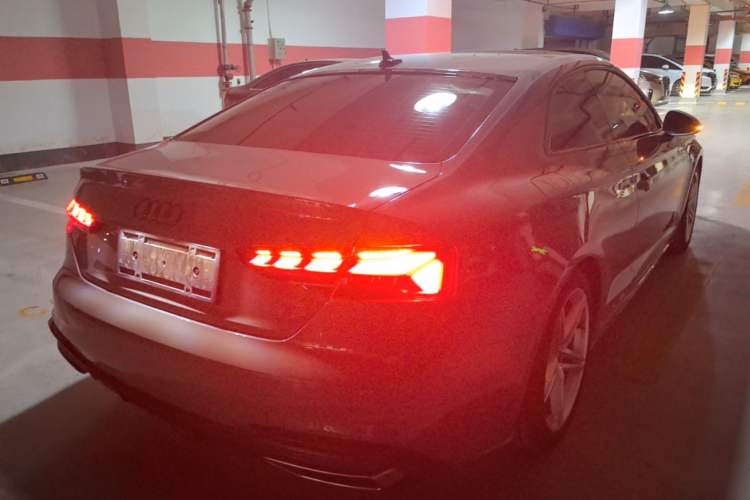 Used Audi A5 2022 Coupe 40 TFSI Fashion Dynamic Model Rear Right 45 Deg