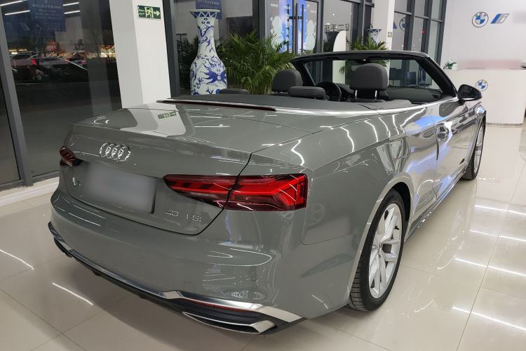 Used Audi A5 2022 Cabriolet 40 TFSI Fashion Dynamic Model Rear Right 45 Deg