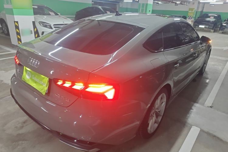 Used Audi A5 2022 Sportback 40 TFSI Fashionable and Dynamic Model Rear Right 45 Deg